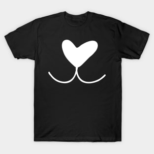 Dog Nose in Shape of Heart T-Shirt